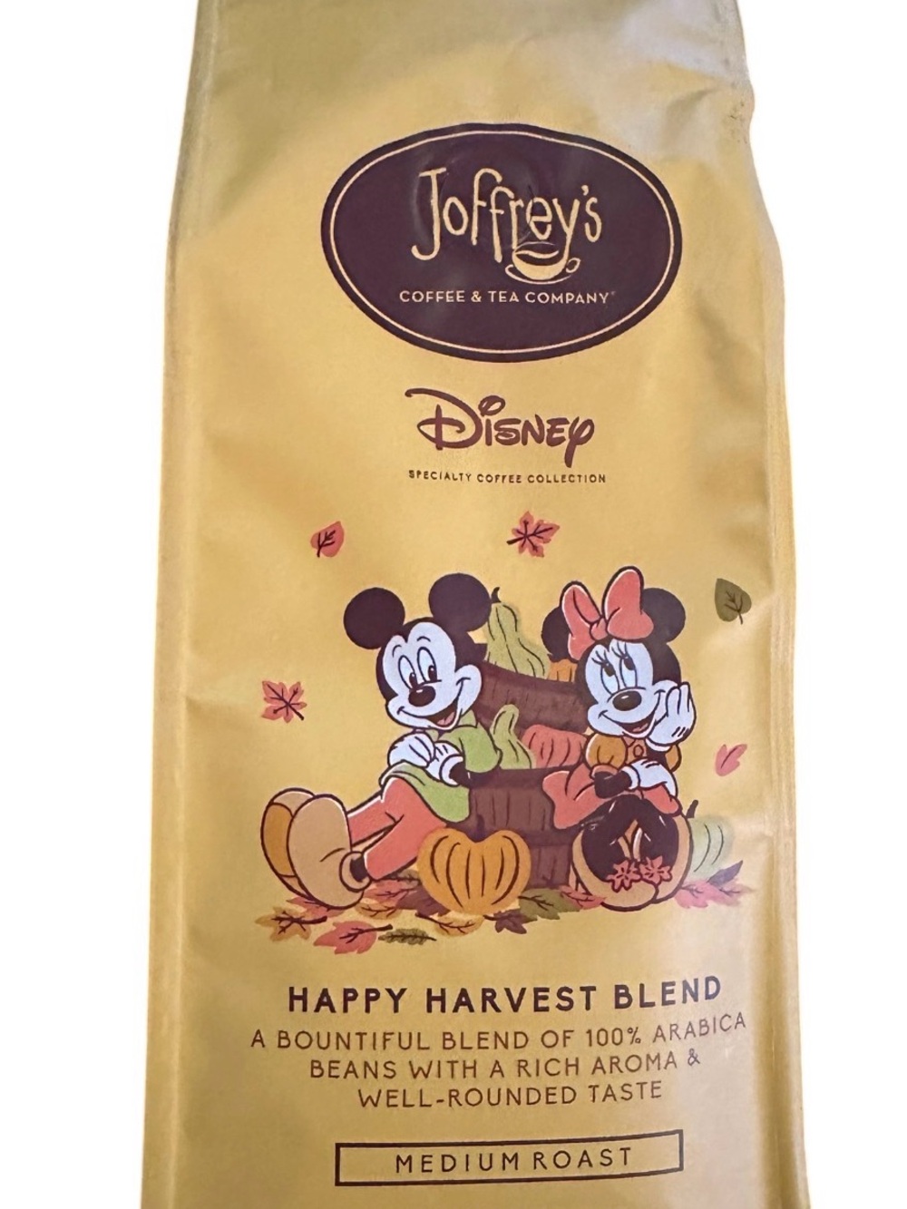 Joffrey's Disney Happy Harvest Blend Medium Roast Coffee 11 Oz